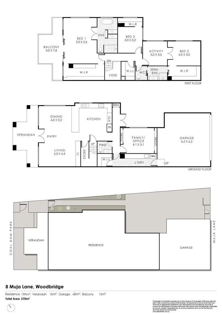Floorplan of Homely house listing, 8 Muja Lane, Woodbridge WA 6056