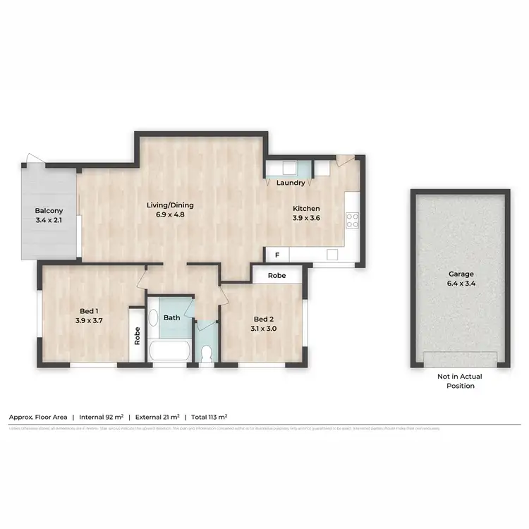 Floorplan of Homely unit listing, 4/38 Gregory Street, Clayfield QLD 4011