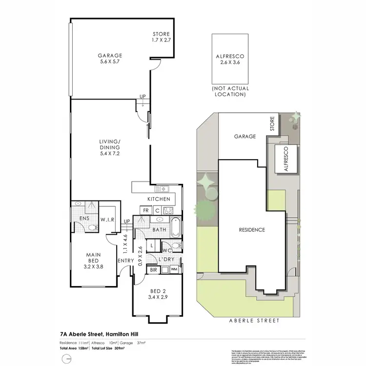 Floorplan of Homely house listing, 7A Aberle Street, Hamilton Hill WA 6163