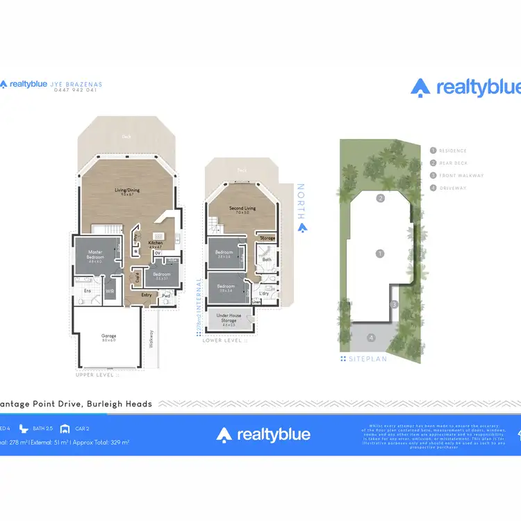 Floorplan of Homely house listing, 13 Vantage Point Drive, Burleigh Heads QLD 4220