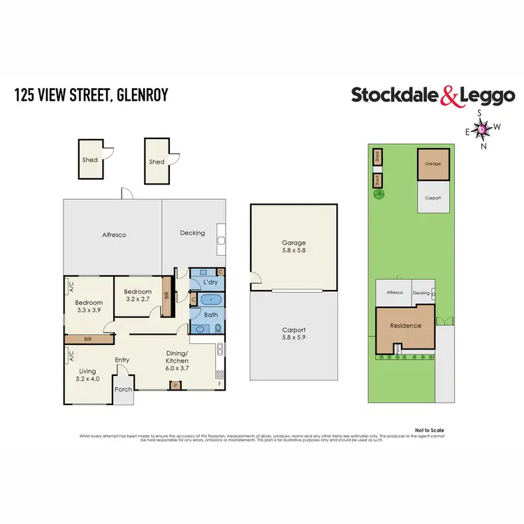 Floorplan of Homely house listing, 125 View Street, Glenroy VIC 3046
