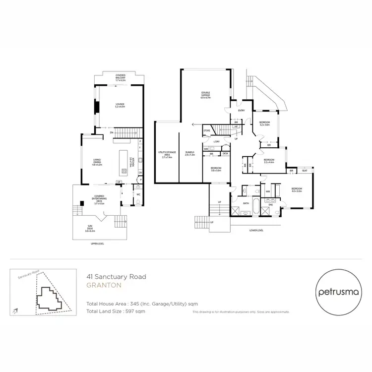 Floorplan of Homely house listing, 41 Sanctuary Road, Granton TAS 7030