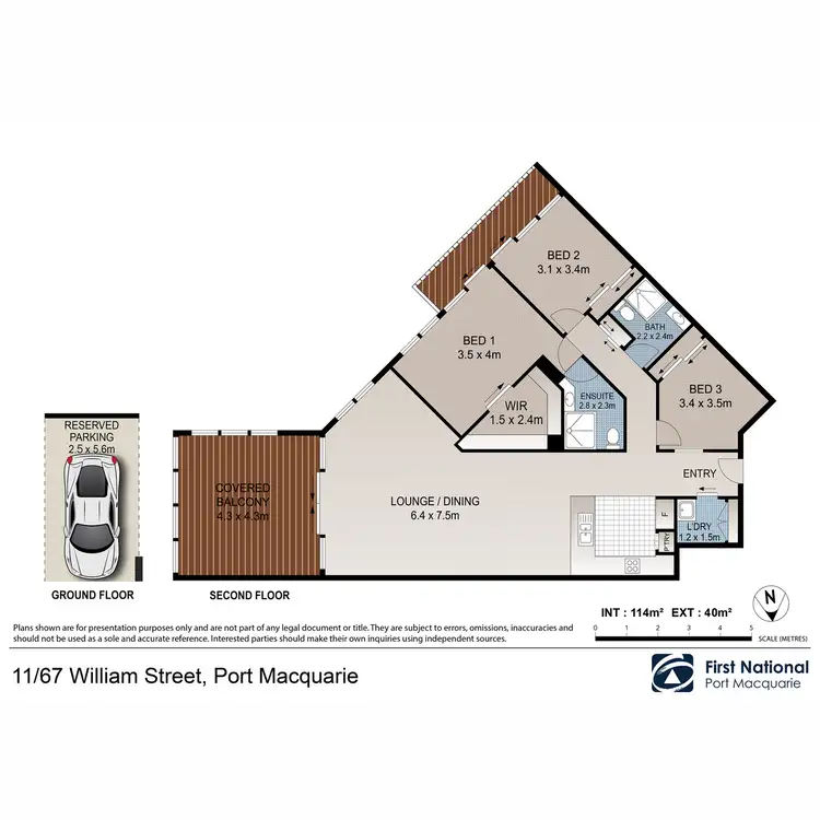 Floorplan of Homely unit listing, 11/67 William Street, Port Macquarie NSW 2444