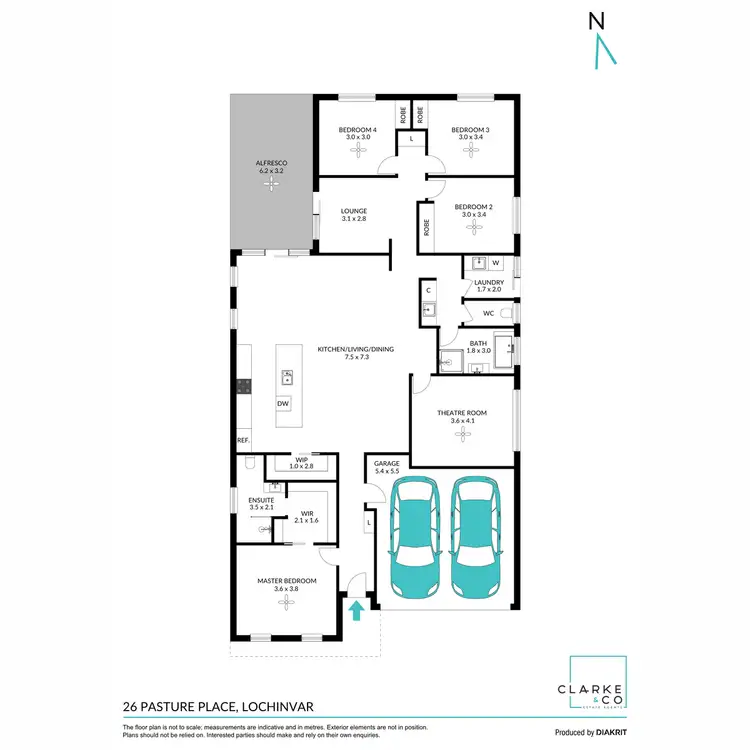 Floorplan of Homely house listing, 26 Pasture Place, Lochinvar NSW 2321