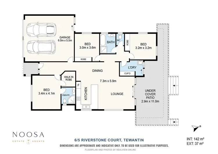 Floorplan of Homely house listing, 6/5 Riverstone Court, Tewantin QLD 4565