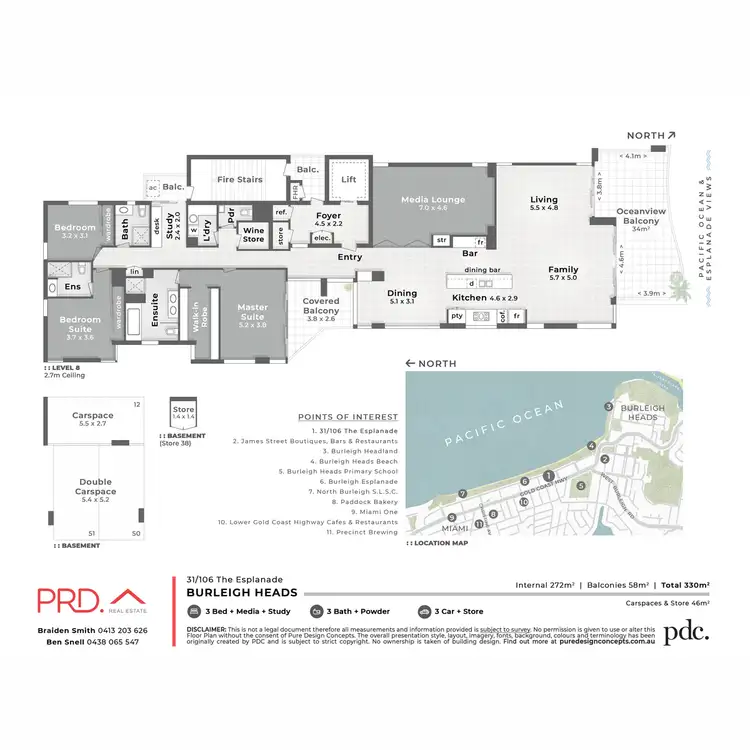 Floorplan of Homely unit listing, 31/106 The Esplanade, Burleigh Heads QLD 4220