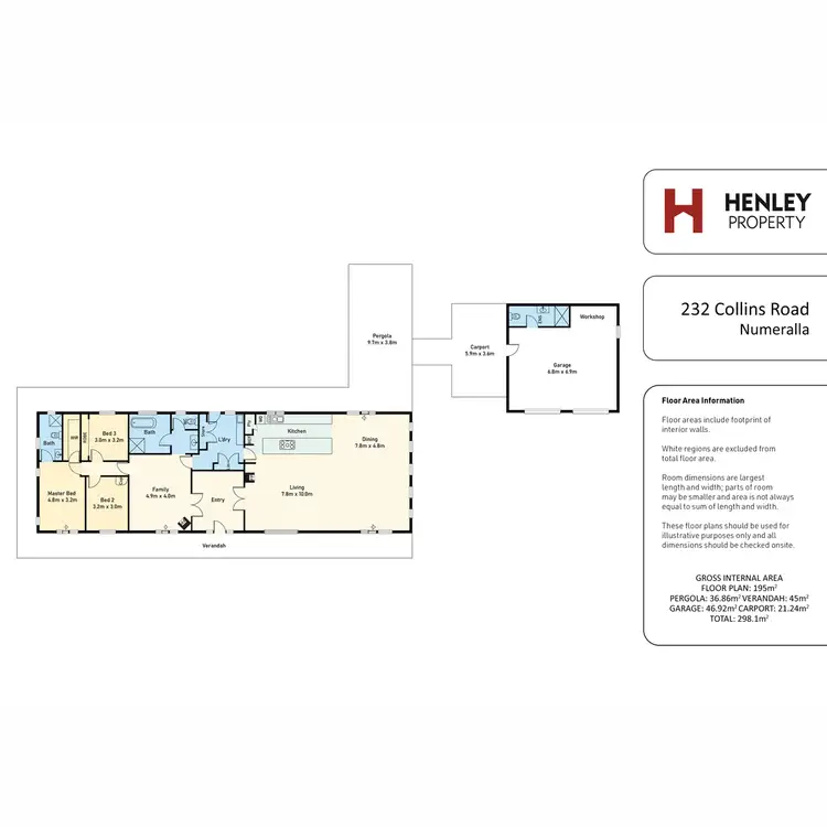 Floorplan of Homely house listing, 232 Collins Road, Numeralla NSW 2630