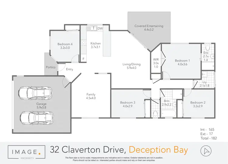 Floorplan of Homely house listing, 32 Claverton Drive, Deception Bay QLD 4508