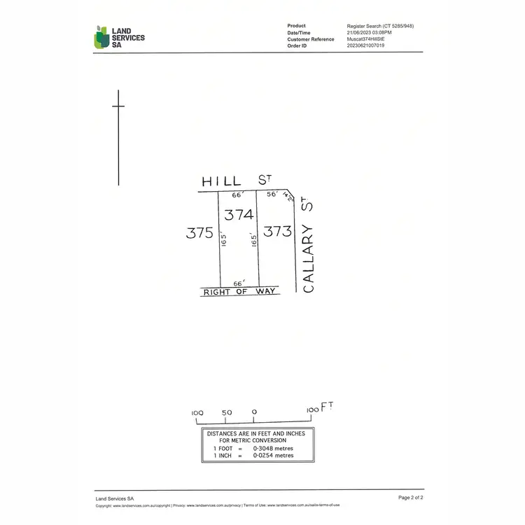 Floorplan of Homely land listing, LOT 374 Hill St East, Peterborough SA 5422