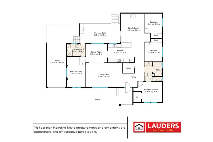 Floorplan of Homely house listing, 43 Gannet Crescent, Old Bar NSW 2430