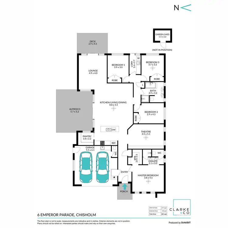 Floorplan of Homely house listing, 6 Emperor Parade, Chisholm NSW 2322