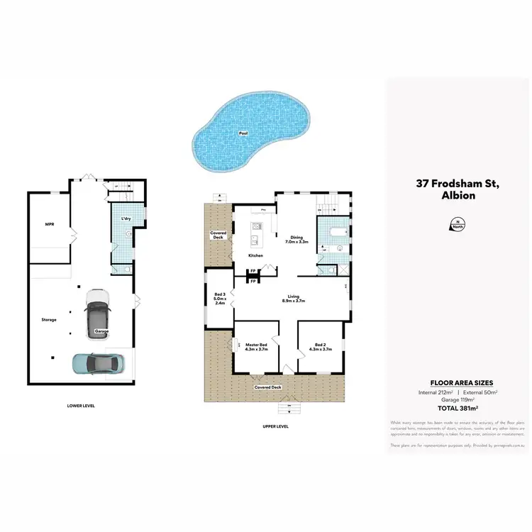 Floorplan of Homely house listing, 37 Frodsham Street, Albion QLD 4010