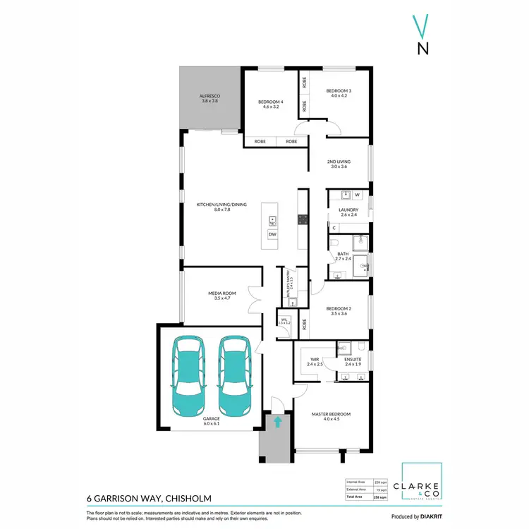 Floorplan of Homely house listing, 6 Garrison Way, Chisholm NSW 2322