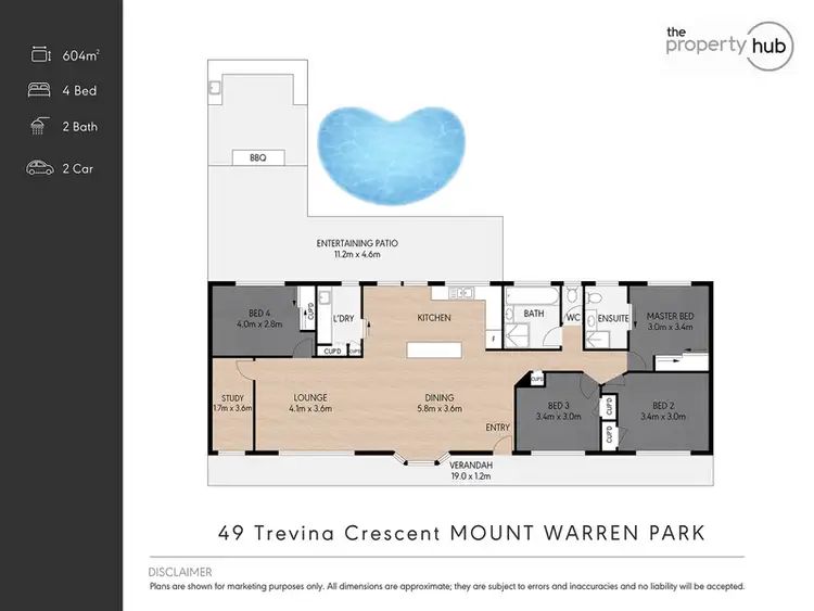 Floorplan of Homely house listing, 49 Trevina Crescent, Mount Warren Park QLD 4207