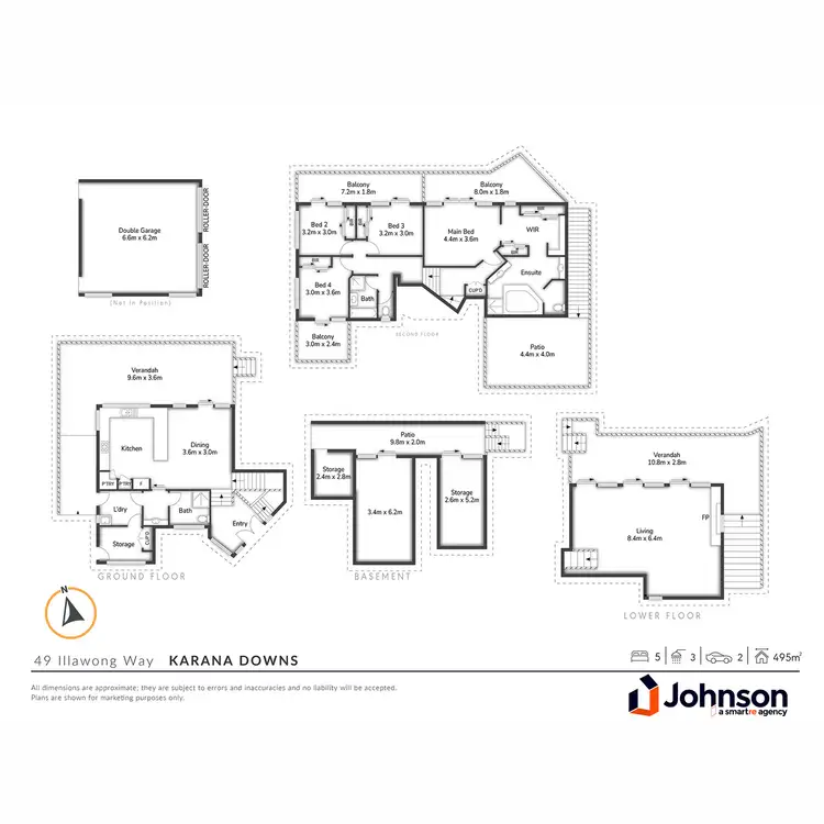 Floorplan of Homely house listing, 49 Illawong Way, Karana Downs QLD 4306