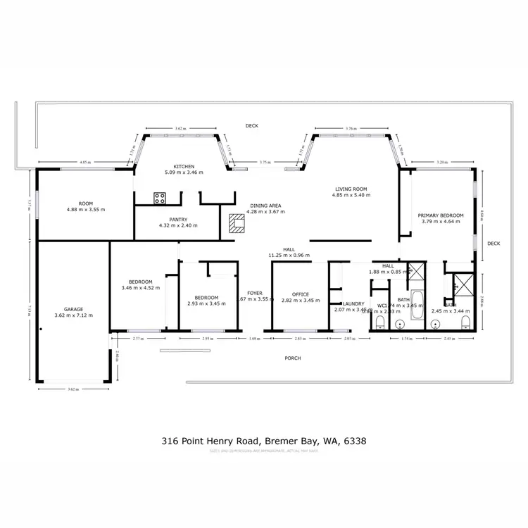 Floorplan of Homely house listing, 316 Point Henry Road, Bremer Bay WA 6338
