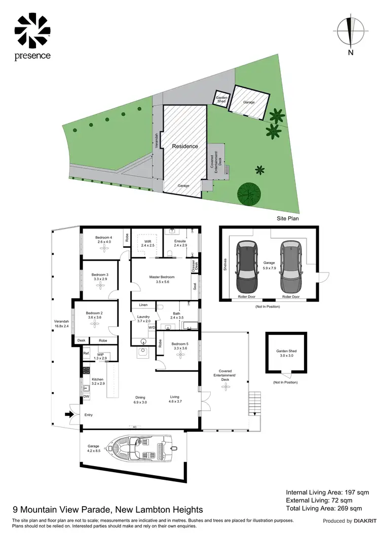 Floorplan of Homely house listing, 9 Mountain View Parade, New Lambton Heights NSW 2305