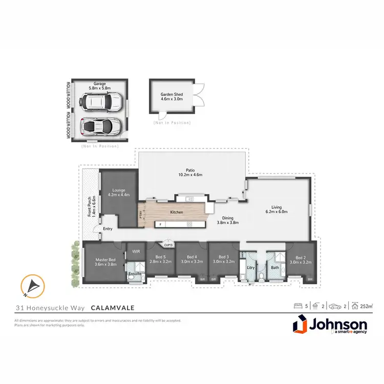 Floorplan of Homely house listing, 31 Honeysuckle Way, Calamvale QLD 4116