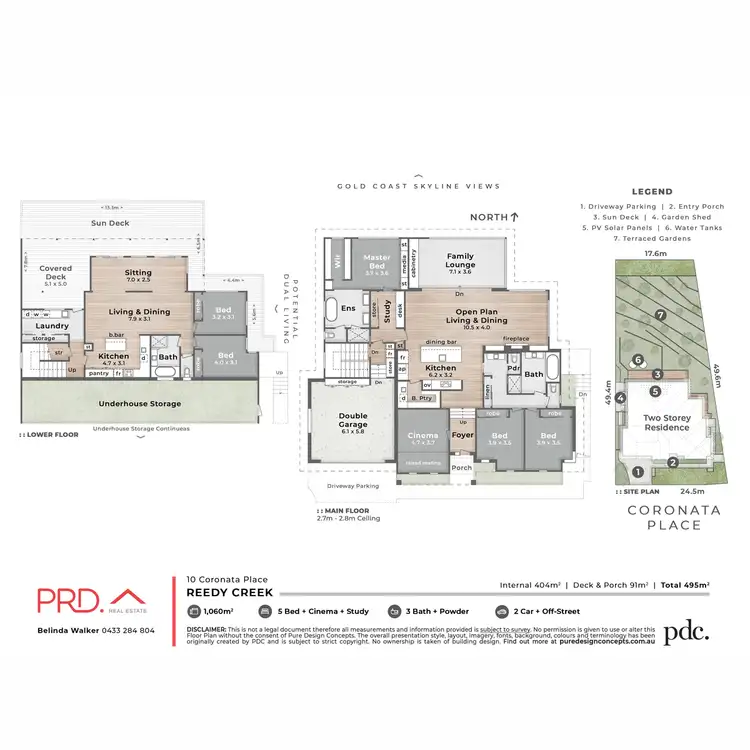Floorplan of Homely house listing, 10 Coronata Place, Reedy Creek QLD 4227