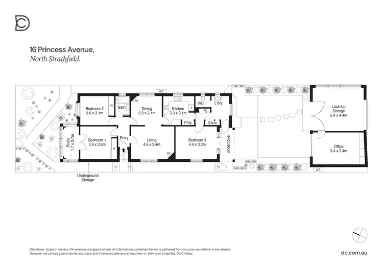 Floorplan of Homely house listing, 16 Princess Avenue, North Strathfield NSW 2137