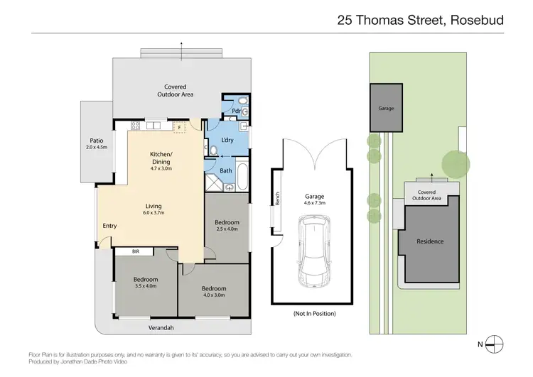 Floorplan of Homely house listing, 25 Thomas Street, Rosebud VIC 3939
