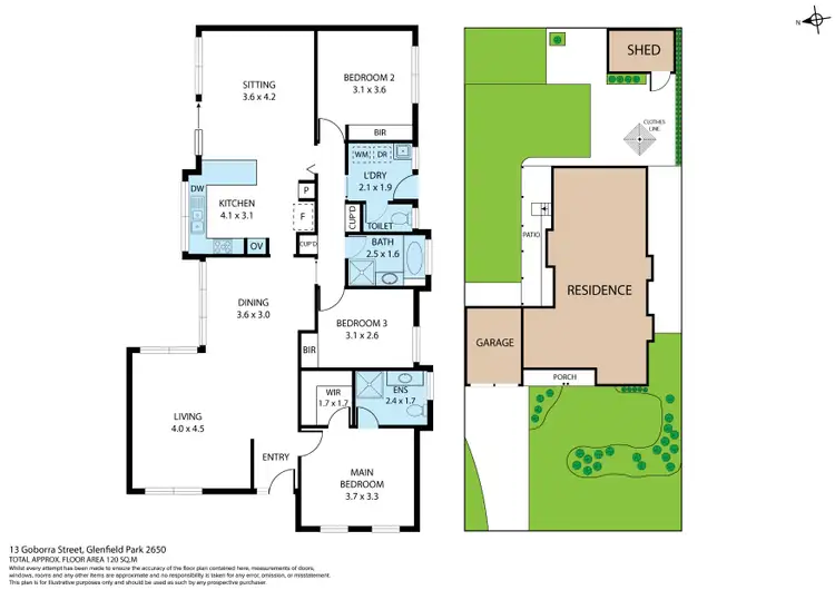 Floorplan of Homely house listing, 13 Goborra Street, Glenfield Park NSW 2650