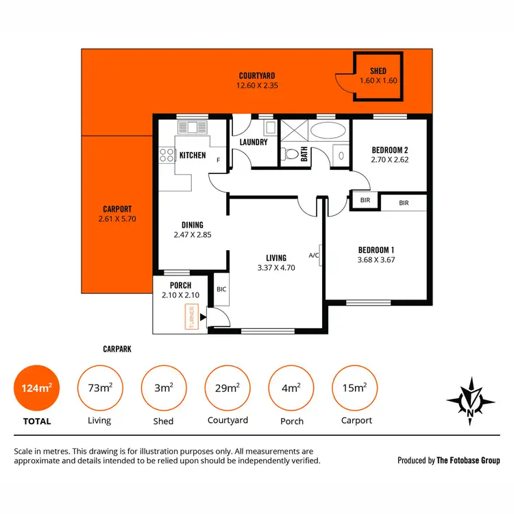 Floorplan of Homely unit listing, 11/22 - 26 Robert Avenue, Broadview SA 5083