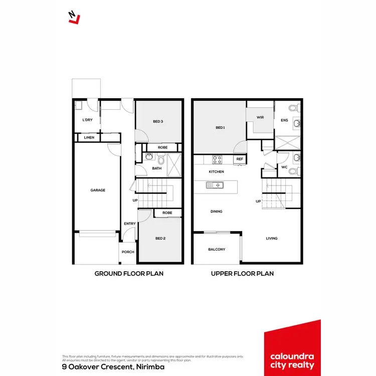 Floorplan of Homely house listing, 9 Oakover Crescent, Nirimba QLD 4551