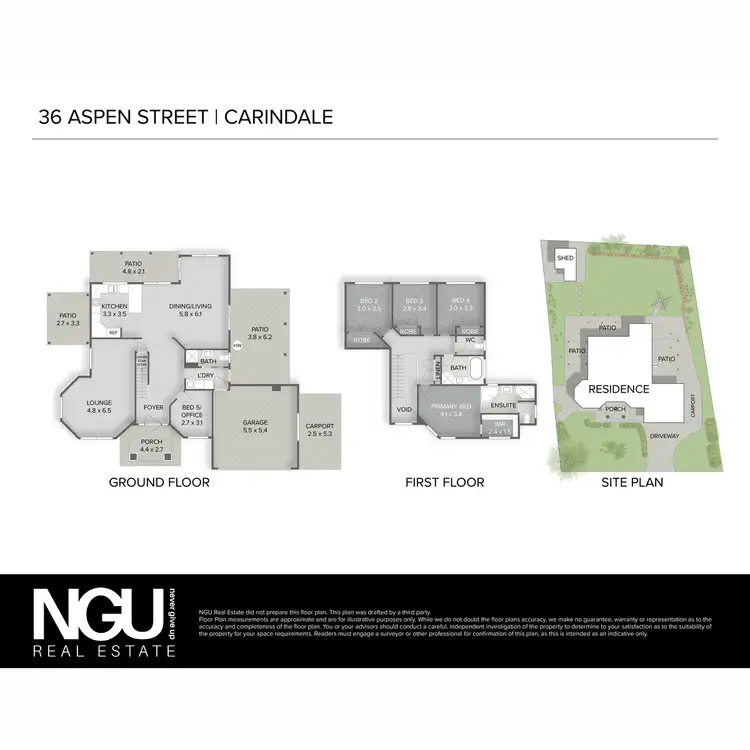 Floorplan of Homely house listing, 36 Aspen Street, Carindale QLD 4152