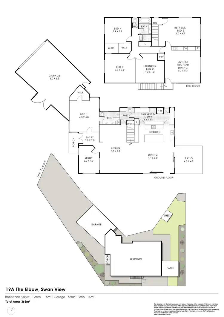 Floorplan of Homely house listing, 19A The Elbow, Swan View WA 6056