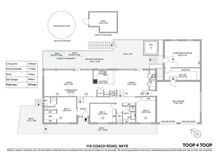 Floorplan of Homely house listing, 118 Coach Road, Skye SA 5072