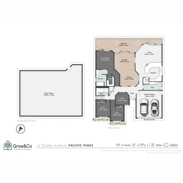 Floorplan of Homely house listing, 11 Crosby Avenue, Pacific Pines QLD 4211
