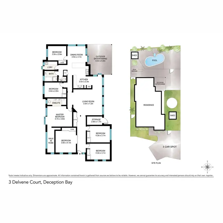 Floorplan of Homely house listing, 3 Delvene Court, Deception Bay QLD 4508