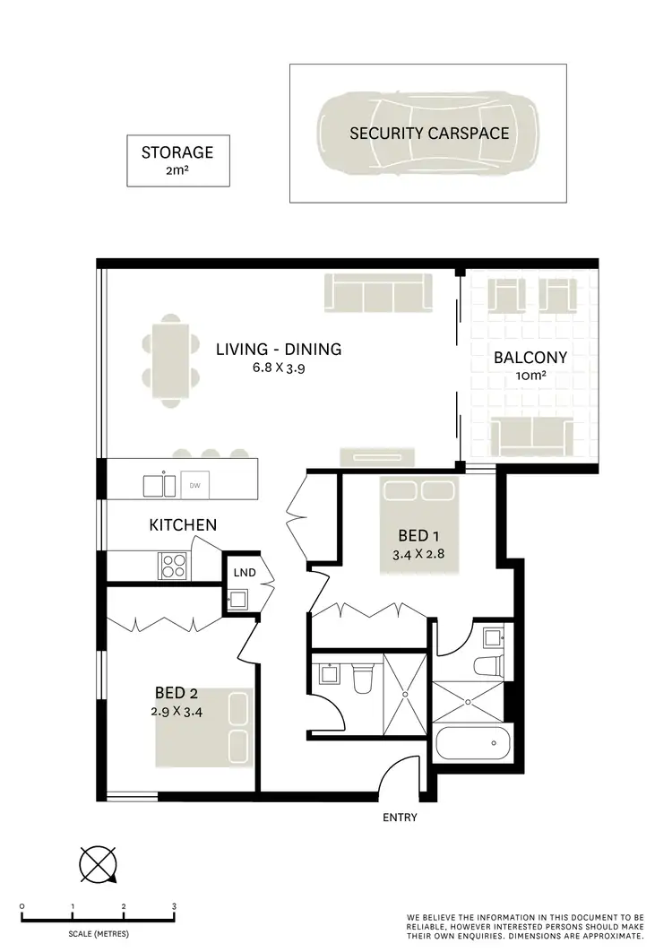 Floorplan of Homely apartment listing, 206/71-91 Euston Road, Alexandria NSW 2015