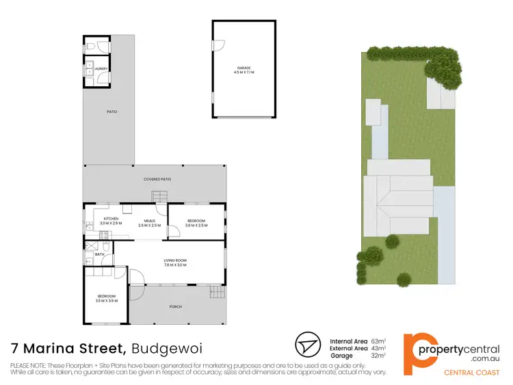Floorplan of Homely house listing, 7 Marina Street, Budgewoi NSW 2262