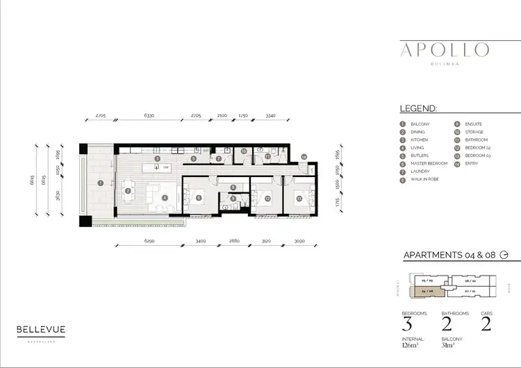 Floorplan of Homely apartment listing, 8/63 Byron Street, Bulimba QLD 4171
