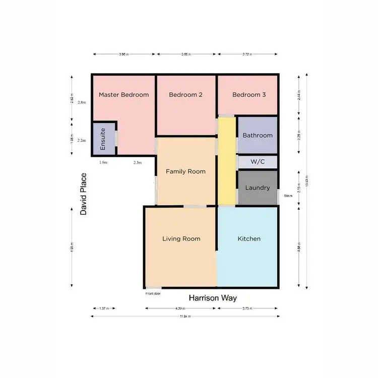 Floorplan of Homely house listing, 49 Harrison Way, Calista WA 6167