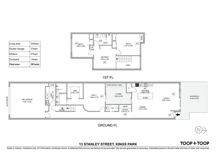 Floorplan of Homely house listing, 13 Stanley Street, Kings Park SA 5034