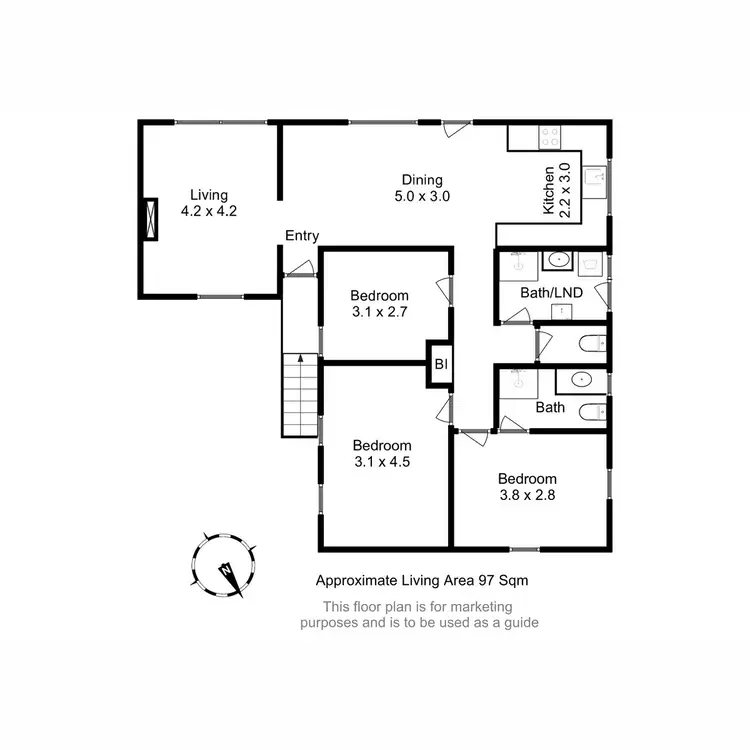 Floorplan of Homely house listing, 13 Fontain Circle, Rokeby TAS 7019