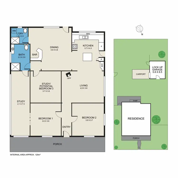 Floorplan of Homely house listing, 17 Bridge Street, Cessnock NSW 2325