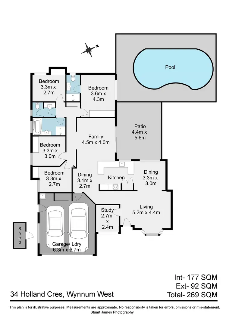 Floorplan of Homely house listing, 34 Holland Crescent, Wynnum West QLD 4178