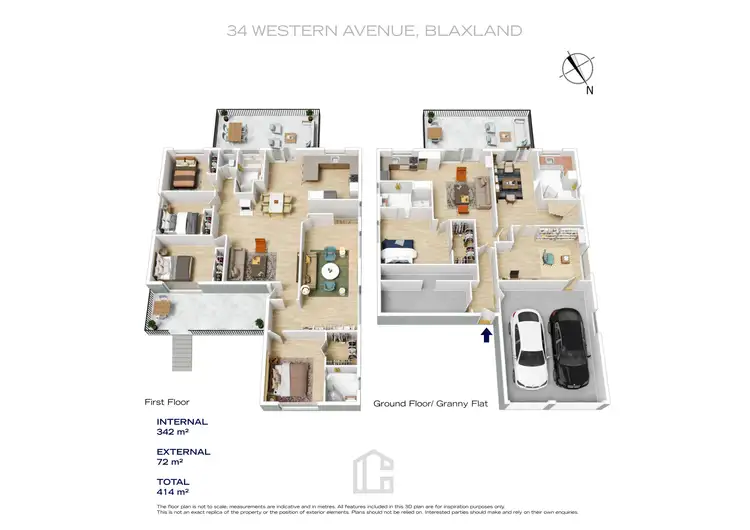 Floorplan of Homely house listing, 34 Western Avenue, Blaxland NSW 2774