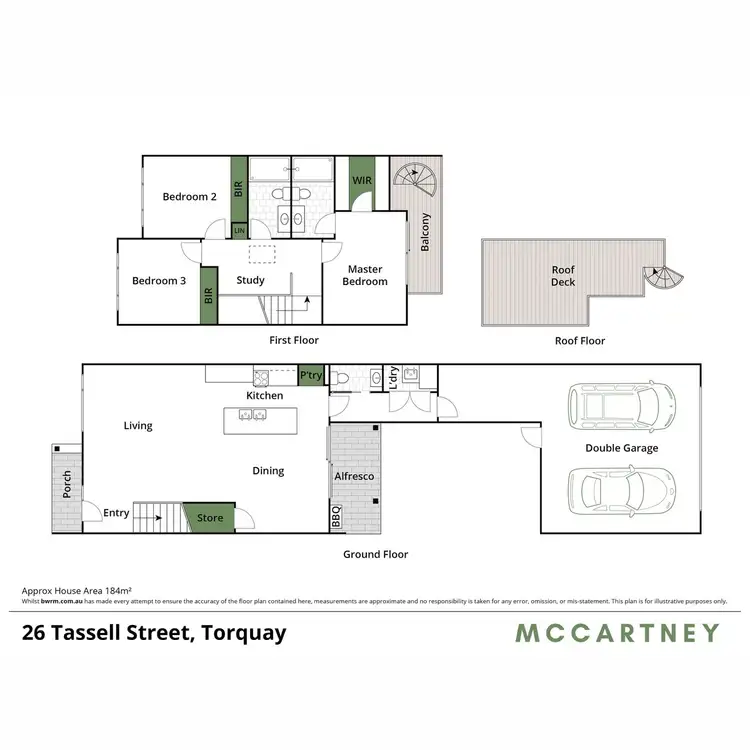 Floorplan of Homely townhouse listing, 26 Tassell Street, Torquay VIC 3228