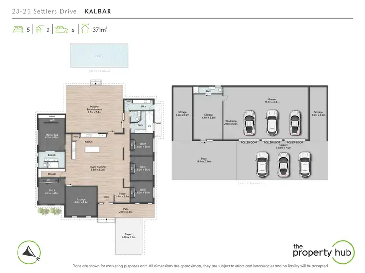Floorplan of Homely house listing, 23-25 Settlers Drive, Kalbar QLD 4309