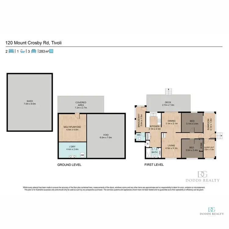 Floorplan of Homely house listing, 120 Mount Crosby Road, Tivoli QLD 4305