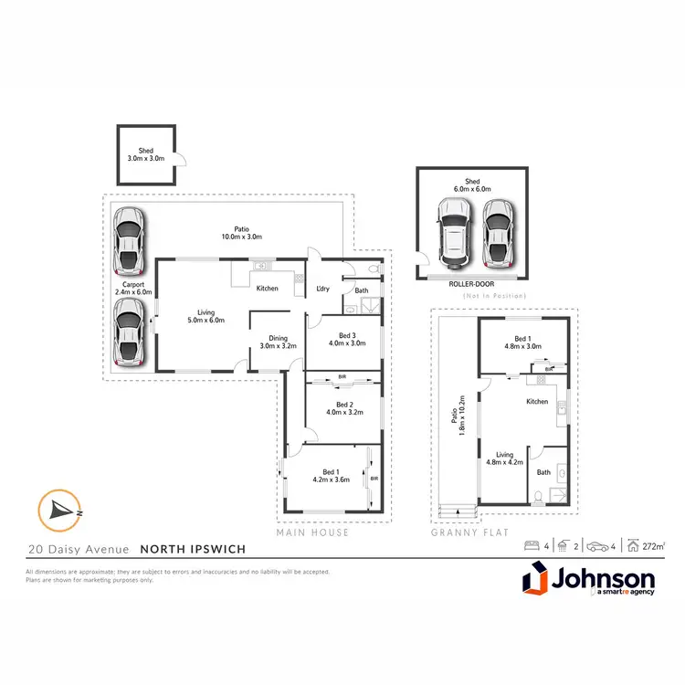 Floorplan of Homely house listing, 20 Daisy Avenue, North Ipswich QLD 4305