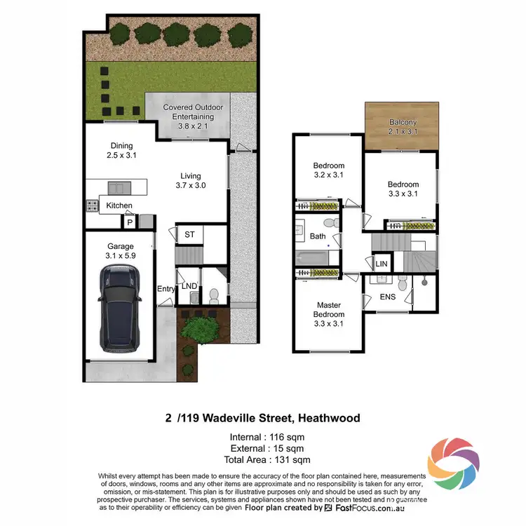 Floorplan of Homely apartment listing, 2/119 Wadeville Street, Heathwood QLD 4110