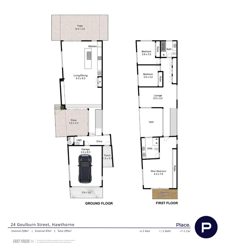 Floorplan of Homely house listing, 24 Goulburn Street, Hawthorne QLD 4171