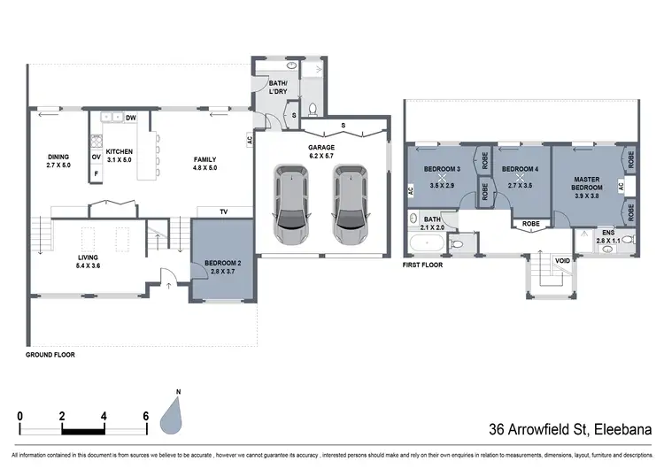 Floorplan of Homely house listing, 36 Arrowfield Street, Eleebana NSW 2282