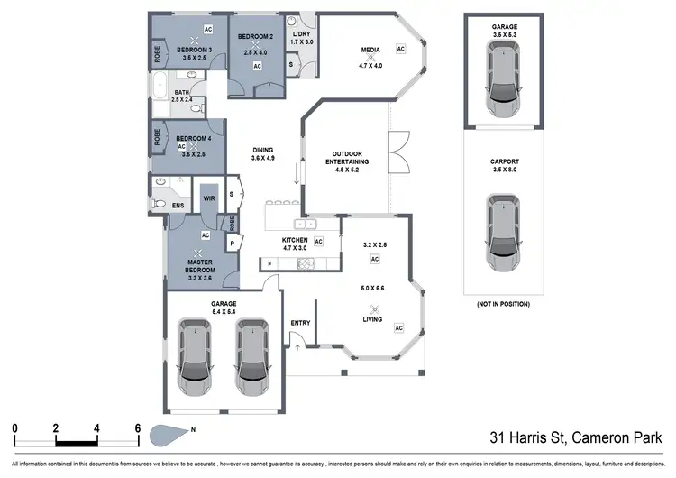 Floorplan of Homely house listing, 31 Harris Street, Cameron Park NSW 2285